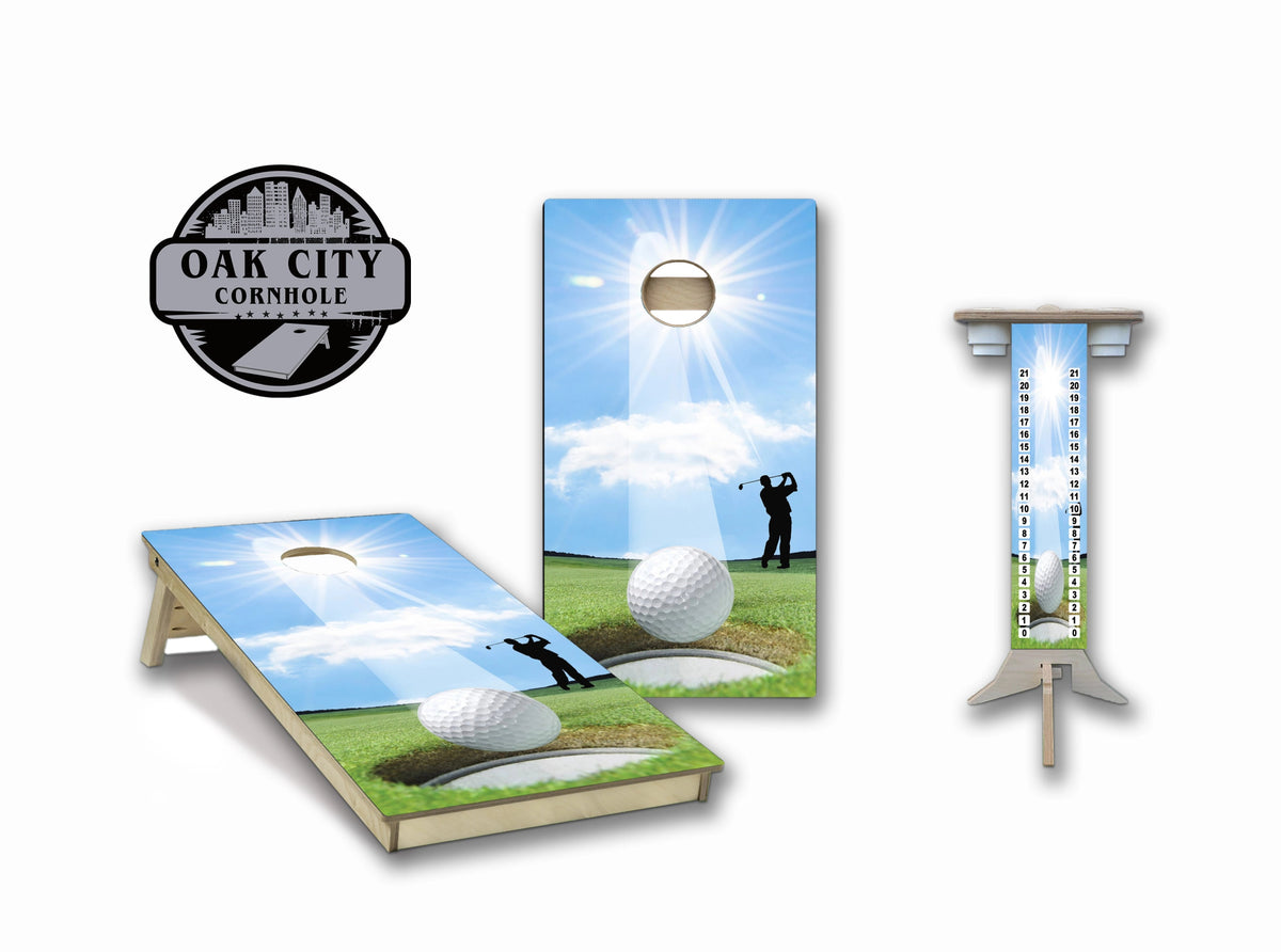 Golf Design Cornhole Boards (4)