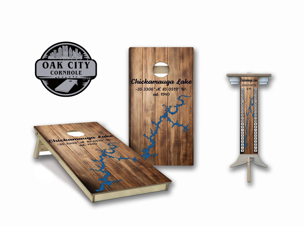 Lake Chickamauga Regulation Cornhole Boards