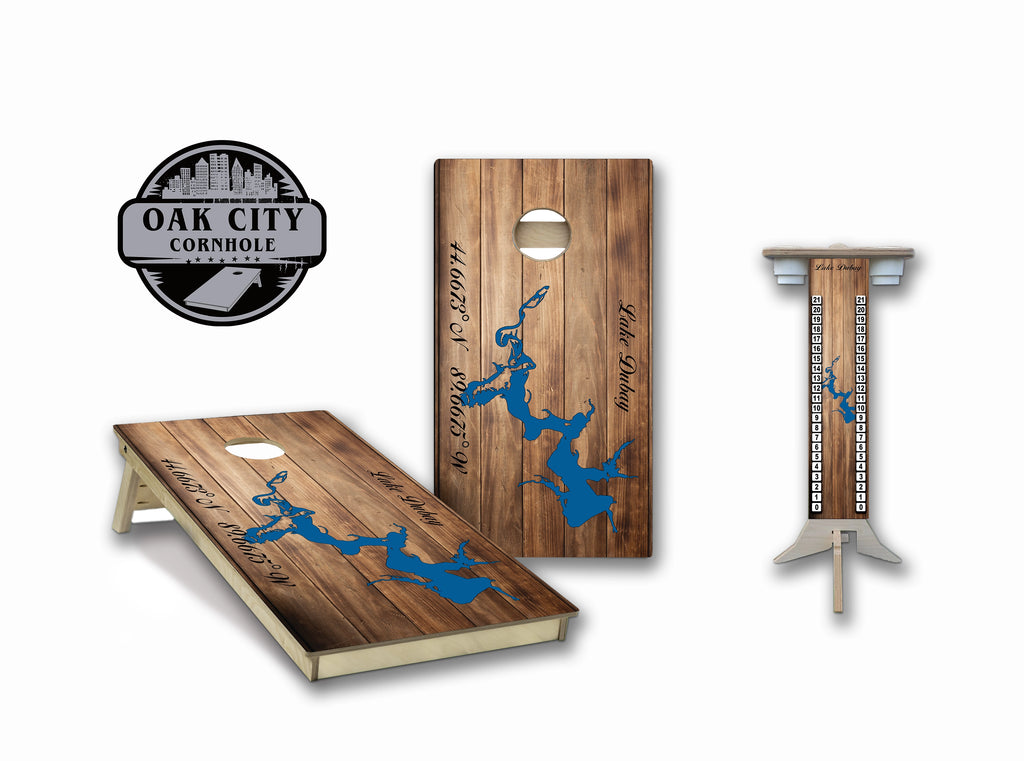 Lake Dubay Regulation Cornhole Boards