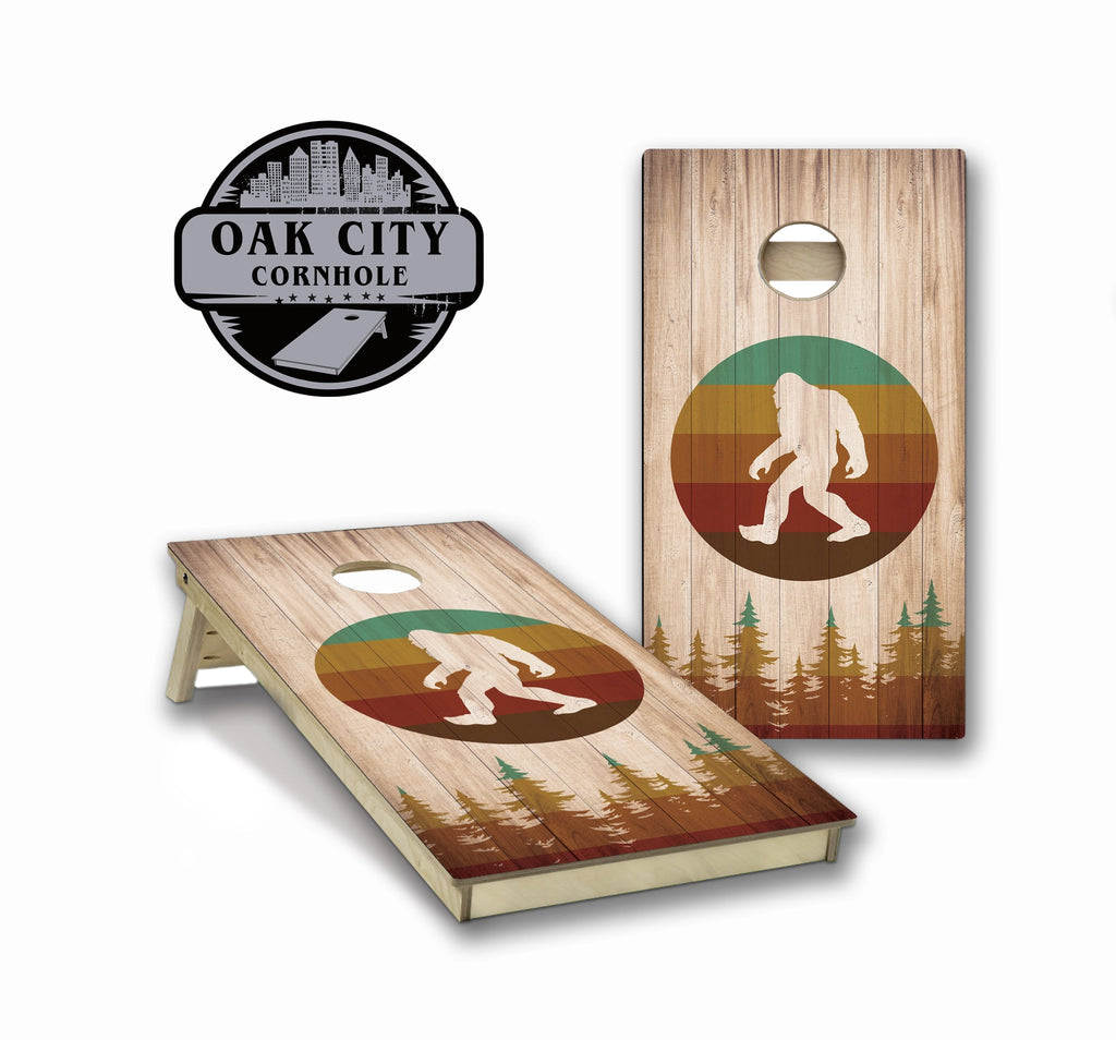 Bigfoot Regulation Cornhole Boards - Oak City Cornhole